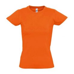 Koszulka Imperial Dla Kobiet. Brązowe bluzki damskie SOL'S, s, bez wzorów, sportowe, bez kołnierzyka, bez ramiączek. Za 44.99 zł.
