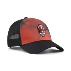 Czapka typu trucker AC Milan KING PUMA. Czarne czapki damskie Puma, bez wzorów, klasyczne. Za 129.00 zł.