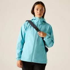 Damska wodoodporna kurtka Torrek Breathe Easy. Niebieskie kurtki sportowe damskie Dare 2B, bez wzorów, bez ramiączek, bez kaptura, trekkingowe. Za 499.99 zł.