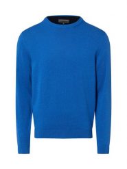 Finshley & Harding Sweter z zawartością kaszmiru Mężczyźni Bawełna niebieski marmurkowy, S. Niebieskie swetry męskie Finshley & Harding, m, bez wzorów, z bawełny, bez kołnierzyka, bez ramiączek. Za 299.95 zł.