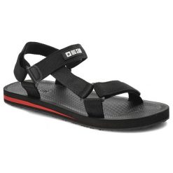 Czarne Sandały Big Star Męskie Buty Sportowe. Czarne sandały męskie BIG STAR, na lato, bez wzorów, retro, bez zapięcia. Za 119.00 zł.
