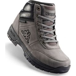 Kozaki sznurowane Kappa bonprix szary. Szare buty sportowe męskie bonprix, bez wzorów, bez zapięcia. Za 89.99 zł.