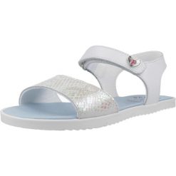 Sandały PABLOSKY 452100P Biały. Białe sandały damskie Pablosky, bez wzorów, ze skóry, bez obcasa, bez zapięcia. Za 225.99 zł.