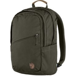 FJALLRAVEN Plecak RAVEN 20 Dark Olive. Zielone plecaki damskie Fjällräven, bez wzorów, z tkaniny, biznesowe. Za 458.85 zł.