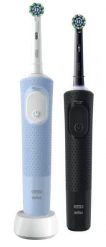 Szczoteczka rotacyjna Oral-B Vitality Pro D103 Duo czarny/błękitny. Czarne szczoteczki elektryczne Oral-B. Za 179.90 zł.