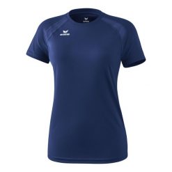 Koszulka damska Erima Performance. Niebieskie bluzki damskie Erima, bez wzorów, sportowe, bez kołnierzyka, bez ramiączek. Za 141.50 zł.