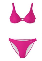 Beco bikini z usztywnianym biustonoszem B-cup różowe. Czerwone stroje kąpielowe damskie Beco, bez wzorów, z elastanu. Za 239.99 zł.
