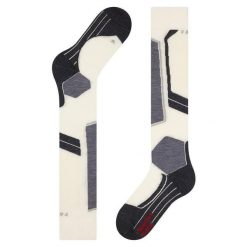 Podkolanówki damskie Falke SK4. Białe skarpetki damskie Falke, bez wzorów, z wełny. Za 222.50 zł.