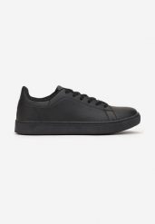 Czarne Buty Sportowe na Płaskiej Podeszwie z Cholewką przed Kostkę Denasia. Czarne buty sportowe męskie Born2be, bez wzorów, przed kostkę, bez zapięcia. Za 84.99 zł.