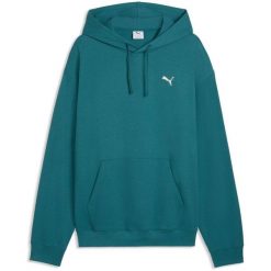 Męskie Hood Puma Ess Elevated Relaxed Hoodie. Niebieskie bluzy męskie Puma, m, bez wzorów, z bawełny, bez kaptura. Za 390.00 zł.