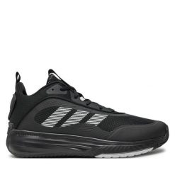 Buty do koszykówki adidas. Czarne buty sportowe męskie Adidas, bez wzorów, bez zapięcia, do koszykówki. Za 299.99 zł.