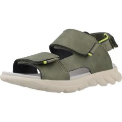 Sandały GEOX J SANDAL AIRADYUM Zielony. Zielone buty zimowe męskie Geox, bez wzorów, z syntetyku, bez obcasa, bez zapięcia. Za 196.99 zł.