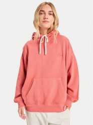 Quiksilver Bluza Essential EQWFT03191 Czerwony Oversize. Czerwone bluzy damskie Quiksilver, s, bez wzorów, z bawełny, bez ramiączek, bez kaptura. Za 299.99 zł.