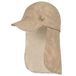 Czapka z daszkiem dla dorosłych Buff Pack Sahara Cap. Brązowe czapki damskie Buff, na lato, bez wzorów, z elastanu, sportowe. Za 207.99 zł.