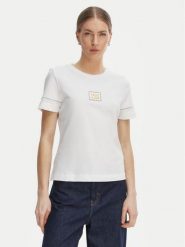 Marciano Guess T-Shirt G6GI02 K3182 Biały Regular Fit. Białe t-shirty damskie Marciano Guess, m, z aplikacjami, z bawełny, bez kołnierzyka, bez ramiączek. Za 259.99 zł.
