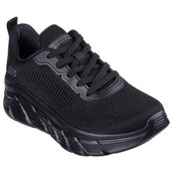 Buty sportowe damskie Skechers Bobs B Flex Hi Fly. Czarne obuwie sportowe damskie Skechers, bez wzorów, bez zapięcia. Za 300.68 zł.
