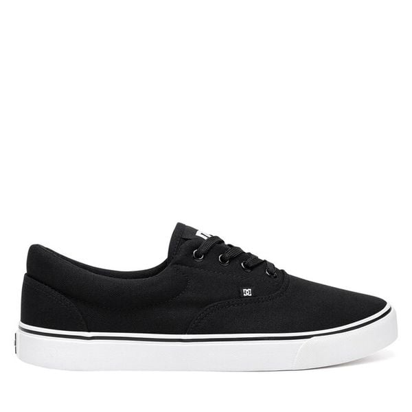 Trampki DC Shoes. Czarne trampki męskie DC Shoes, bez wzorów, bez zapięcia. Za 199.99 zł.