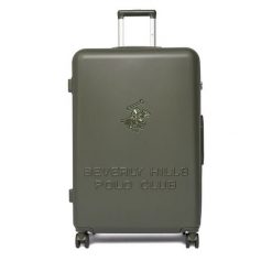 Walizka duża Beverly Hills Polo Club. Brązowe walizki damskie Beverly Hills Polo Club, bez wzorów, duże. Za 399.99 zł.