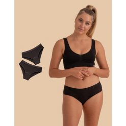 Majtki menstruacyjne dla nastolatek heavy flow weekly 2 szt. Czarne majtki damskie ANAISSA. Za 210.00 zł.