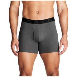 Bokserki sportowe męskie UNDER ARMOUR majtki 3-PAK. Czarne bokserki męskie Under Armour, bez wzorów, z bawełny. Za 148.49 zł.