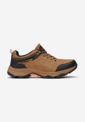 Camelowe Buty Trekkingowe Phinine. Brązowe trekkingi męskie Born2be, na lato, z nubiku, przed kostkę, bez zapięcia. Za 139.99 zł.