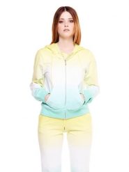 Damska bluza z zamkiem błyskawicznym na całej długości Silence Work. Zielone bluzy damskie LEONE 1947 APPAREL, l, bez wzorów, z bawełny, sportowe, bez ramiączek, z kapturem. Za 126.26 zł.