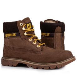 Buty męskie trekkingowe Caterpilar COLORADO. Brązowe trekkingi męskie CATERPILLAR, bez zapięcia. Za 389.00 zł.