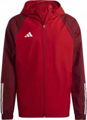 Kurtka męska Adidas Tiro 23 Competition All Weather czerwona r. M. Czerwone kurtki męskie Adidas, m, bez wzorów, bez kaptura. Za 246.62 zł.