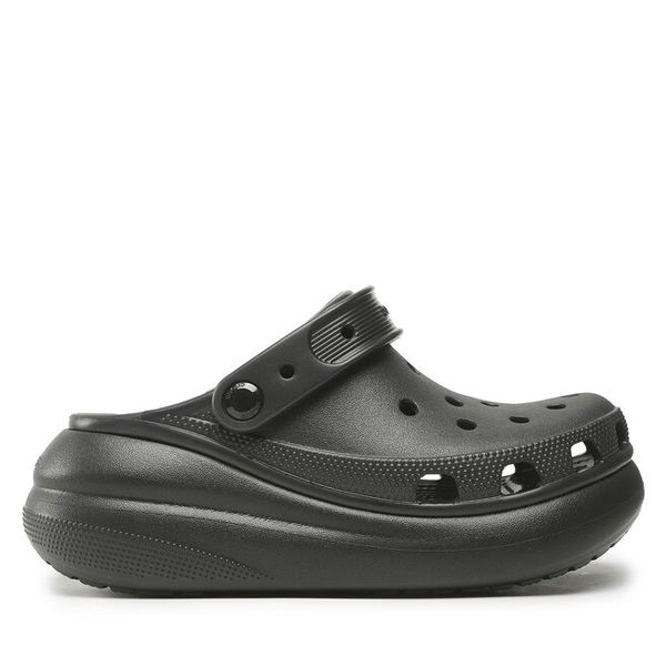 Klapki Crocs. Czarne klapki damskie Crocs, bez wzorów, bez obcasa, bez zapięcia. Za 241.99 zł.