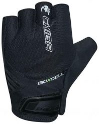 Oddychające rękawiczki rowerowe BIOXCELL AIR. Czarne rękawiczki męskie Chiba, na lato, bez wzorów, z materiału. Za 164.99 zł.