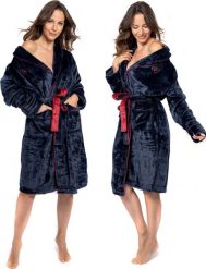 Tutumi Szlafrok Damski Roger Navy Red M. Czerwone szlafroki damskie Tutumi, m, bez wzorów, bez ramiączek, bez kaptura. Za 89.00 zł.