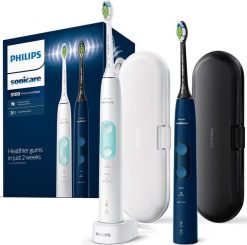 Szczoteczka Philips Sonicare ProtectiveClean 5100 HX6851/34 2 szt. Granatowa. Szczoteczki elektryczne Philips. Za 598.62 zł.
