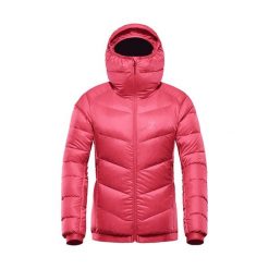Kurtka puchowa damska BLACKYAK Niata. Czerwone kurtki sportowe damskie BLACK YAK, m, bez wzorów, z puchu, bez ramiączek, bez kaptura, trekkingowe. Za 839.99 zł.