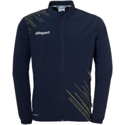 Tkana bluza dresowa Uhlsport Score 26 Evo. Niebieskie bluzy damskie Uhlsport, bez wzorów, z dresówki, sportowe, bez ramiączek, bez kaptura. Za 286.00 zł.