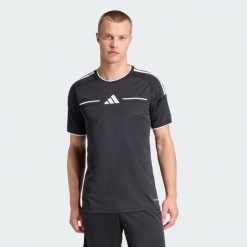Koszulka Referee 26. Białe bluzy męskie Adidas, bez wzorów, sportowe, bez ramiączek, bez kaptura. Za 146.99 zł.