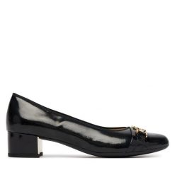 Czółenka Ara. Czarne czółenka damskie Ara, bez wzorów, bez obcasa, bez zapięcia. Za 589.99 zł.