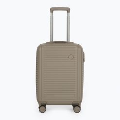 Walizka podróżna KADVA Palero 38. Brązowe walizki damskie KADVA, bez wzorów, z materiału. Za 99.99 zł.