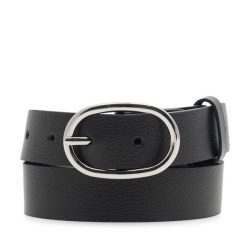 Pasek Damski Lasocki. Czarne paski damskie Lasocki, bez wzorów. Za 99.99 zł.