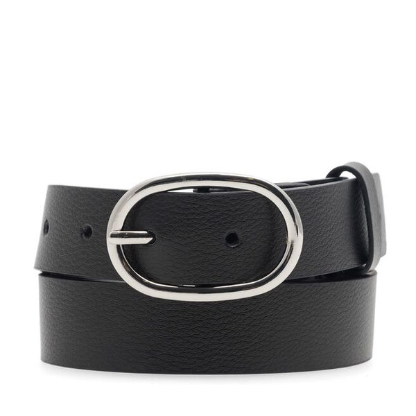 Pasek Damski Lasocki. Czarne paski damskie Lasocki, bez wzorów. Za 99.99 zł.