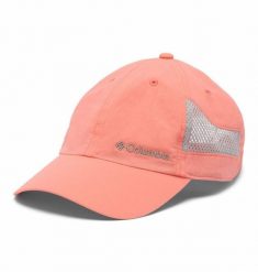 COLUMBIA Czapka z daszkiem Tech Shade II Hat alpenglow. Czerwone czapki damskie Columbia, bez wzorów, z materiału. Za 62.90 zł.