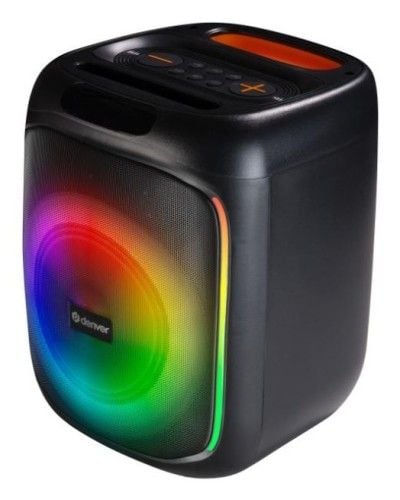 Denver BPS-165 Głośnik imprezowy Czarny 20 W. Czarne głośniki przenośne Denver. Za 253.99 zł.