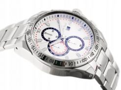 Zegarek ZEGAREK MĘSKI G. ROSSI - BLUES - WHITE + BOX + GRAWER. Białe zegarki męskie NoName, bez wzorów. Za 349.80 zł.