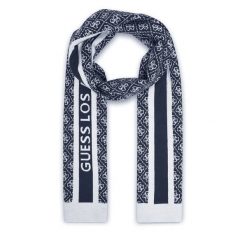 Szalik Guess. Niebieskie szaliki damskie Guess, z aplikacjami. Za 239.99 zł.