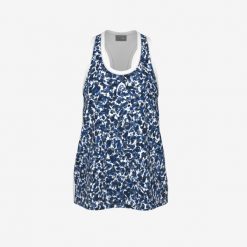 Koszulka bez rękawów damska AGILITY Tank Top. Niebieskie topy damskie Head, xl, bez wzorów, sportowe, bez kołnierzyka, bez ramiączek. W wyprzedaży za 182.00 zł.