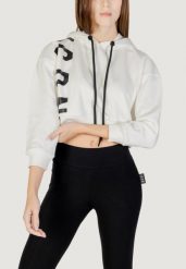 Bluza Kobieta ICON. Czarne bluzy damskie ICON, xs, bez wzorów, z bawełny, casualowe, bez ramiączek, z kapturem. Za 296.95 zł.
