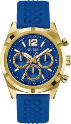 Zegarek Guess Zegarek męski GW0729G1 niebieski. Niebieskie zegarki męskie Guess, z aplikacjami. Za 669.00 zł.