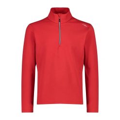 Bluza męska CMP 3G10747. Czerwone bluzy męskie CMP, m, bez wzorów, sportowe, bez ramiączek, bez kaptura. Za 239.99 zł.
