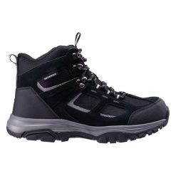 Buty trekkingowe Hi-Tec Diroda Mid. Czarne buty zimowe męskie Hi-tec, bez wzorów, bez obcasa, bez zapięcia. Za 413.00 zł.