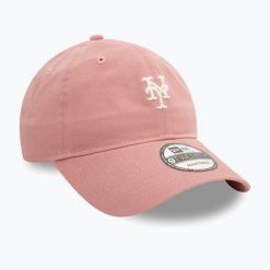 Czapka z daszkiem New Era Mini Washed 9Twenty New York Mets. Czerwone czapki damskie New Era, na zimę, bez wzorów. Za 109.99 zł.