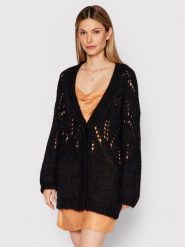 TWINSET Kardigan 222TP3233 Czarny Regular Fit. Czarne kardigany damskie Twinset, l, bez wzorów, z syntetyku, bez kołnierzyka. Za 2,109.00 zł.